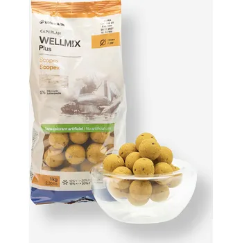 Boilies CAPERLAN Boilies na kaprařinu Wellmix Plus 25 mm 1 kg Scopex