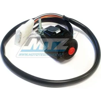 Tlačítko startovací KTM 200+250+300+350+400+450+500+505+525+530 EXC+EXCF+SXF+SMR / 04-23 + Husaberg TE250+300+FE250+350+450+501+FX / 09-14 + Husqvarna TE250+300+FE250+350+450+501 / 14-23 468-001START