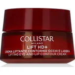 Collistar Lift HD+ Lifting Eye And Lip Contour Cream liftingový a regenerační krém na kontury očí a rtů 15 ml pro ženy