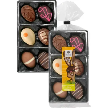 Bonboniéra PETERS Lanýžová vejce - blister, 110g (42700)