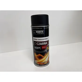 Příslušenství ke kotli NORDFLAM žáruvzdorná barva 400ml - antracit (sprej)