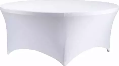 Velikost pro kulatý stůl Fi 180 cm Barva bílá Není třeba žehlit
