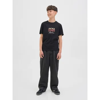 Chlapecké kalhoty JACK & JONES Junior Schwarz 1215163 146