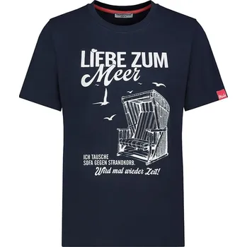 Dámské tričko Tričko Eight2Nine Dunkelblau 5980261 S