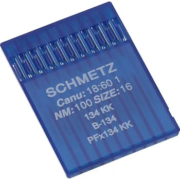 Strojové jehly pro průmyslové šicí stroje Schmetz 134 KK 100