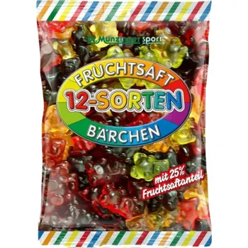 Cukrovinka Dr.Munzinger 12 druhů ovocných medvídků 450 g
