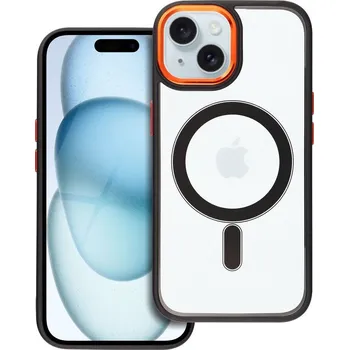 Náhradní kryt pro mobilní telefon Cover Color Edge Mag Cover kryt s MagSafe iPhone 15 Black Gold