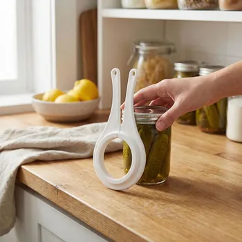 Otvírák Otvárač na zavařovací sklenice typu Twist ALTOM DESIGN bílý