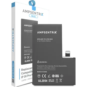 Baterie pro mobilní telefon Ampsentrix BASIC baterie 4685 mAh | iPhone 16 Pro Max
