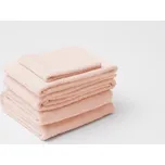 Ručník Linen Touch 100 x 180 cm Pudrová