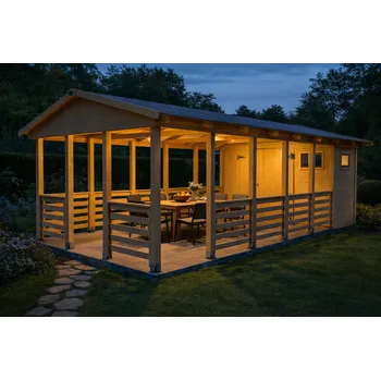 Zahradní altán Zahradní altán Herold A3366 AAX (3,1 + 15,8 m2)