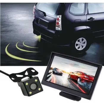 Couvací kamera Parkovací set LCD 5" + kamera 4 LED