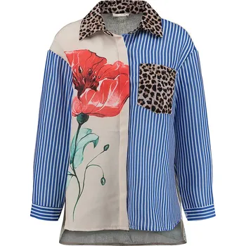 Dámská košile Košile KEY LARGO Blau/ Sand 1782301 S