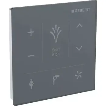 Geberit AquaClean - Nástěnný ovládací panel pro elektronický bidet, černá 147.038.SJ.1