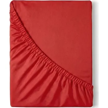 Prostěradlo Kvalitex Saténové prostěradlo s gumou červené 90x200cm
