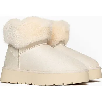 Dámské kozačky Boty ISLAND BOOT Creme 5813011 38