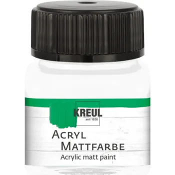 Vodová barva Akrylová barva Kreul Matt – 01 White