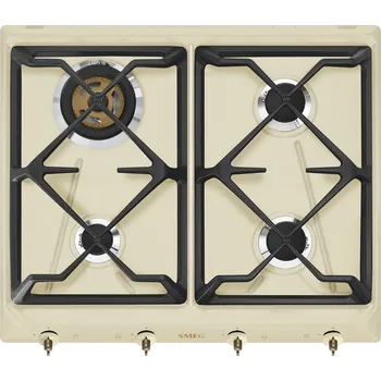 Sprchový set Plynová varná deska Smeg Coloniale se čtyřmi standardními hořáky, výkonným hořákem WOK o výkonu 3,3 kW a odolným litinovým držákem pánví pozvedne úroveň vaší kuchyně. Její klasický design a výjimečný výkon z ní činí dokonalý doplněk každé tradiční i moder