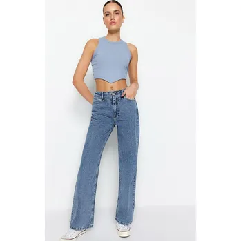 Dámské džíny Džíny trendyol Blau 684989 38