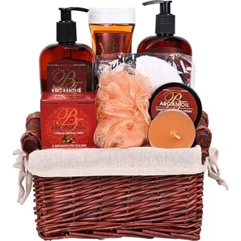 Kosmetická sada VIVACO Dárkový koš kosmetiky s arganovým olejem