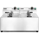 HENDI | Fritéza, objem 2x8 litrů, Profi Line, 230V/7000W, 605x460x(H)369mm