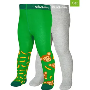 Playshoes Grün/ Grau 8233572 86/92