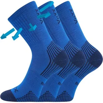 VoXX ponožky dětské slabé z merino OPTIMALIK s ionty stříbra MODRÉ, vel. 20-24