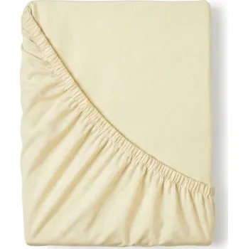 Prostěradlo Kvalitex Saténové prostěradlo s gumou smetanové 200x200cm