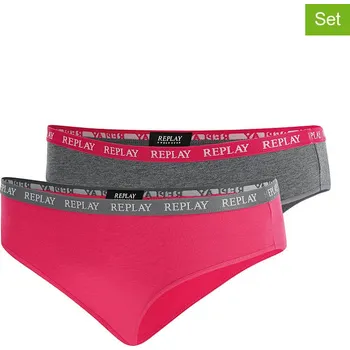 Kalhotky Kalhotky Replay Underwear Grau/ Pink 2404098 L