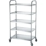 Servírovací vozík s 5 policemi, HENDI, 905x585x(H)1545mm