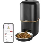 Smart automat na krmivo EMOS Pet Care, 4 l, černý, WiFi Tuya