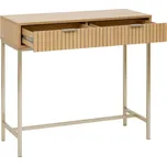 5five Simply Smart Konzolový stolek se dvěma zásuvkami TASSO, 80,5 x 35 x 90 cm Poškozené viz foto