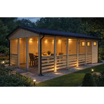 Zahradní altán Zahradní altán Herold A3366 AAX Plus s boční stěnou (3,1 + 15,8 m2)