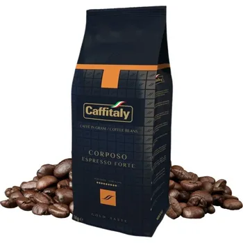 Zrnková káva Caffitaly Ecaffé Corposo 500 g 55% Arabica 45 % Robusta