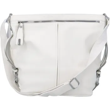 Kabelka Velká prostorná crossbody kabelka Figo, bílá