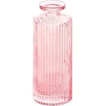 CHAKS Vázička skleněná Heloise růžová 5,5 x 13,5 cm
