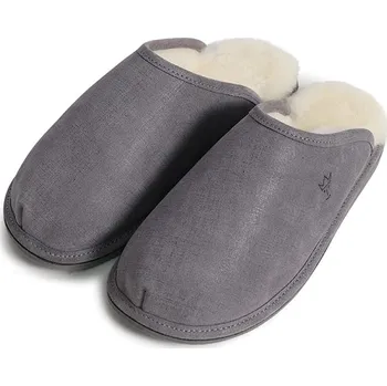 Pánské pantofle Boty Kaiser Naturfellprodukte Grau 3958465 44