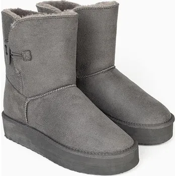 Dámské kozačky Boty ISLAND BOOT Grau 8117695 39