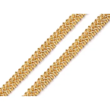 Stuha Leonský prýmek Varianta: 2 zlatá, Balení: 13.5 m