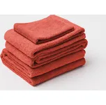 Ručník Linen Touch 100 x 180 cm Korálová