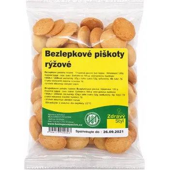 Cukrovinka Bezlepková pekárna Michalík Piškoty rýžové bezlepkové 120 g