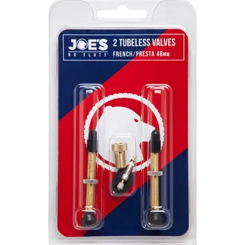 Cyklo nářadí Joe´s No Flats JOE´S ventilky 2x Tubeless French/Presta valves 40 mm