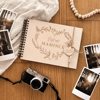 Fotoalbum Dřevěné fotoalbum Woodify Mamince Velikost: A6