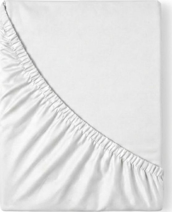 Kvalitex Saténové prostěradlo s gumo bílé 80x200cm