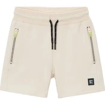 Chlapecké kraťasy MAYORAL chlapecké bermudy s kapsami na zip béžová vel. 104 cm