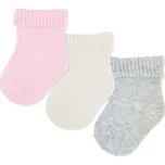 Kojenecké ponožky, Girl, sada 3 páry, vel. 62/68