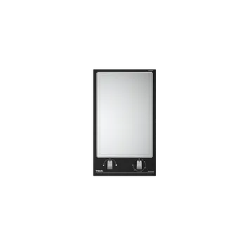 Varná deska 30 cm modulární teppanyaki VarioPro se 2 obdélníkovými zónami, šesti úrovněmi výkonu a ergonomickými předními knoflíky na snadno Äistitelném, zkoseném Äerném keramicko-skleněném povrchu.