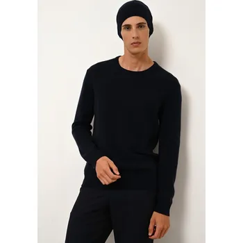 Pánský svetr Svetr Just Cashmere Dunkelblau 8434028 M