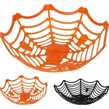Vánoční dekorace LEVNO HALLOWEENSKÝ KOŠÍK SPIDER 27CM - náhodný výběr Nové zboží