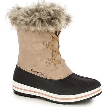 Dámská zimní obuv Kozačky Kimberfeel Beige/ Schwarz 9834471 42